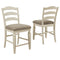 Ashley Realyn - Chipped White - Upholstered Barstool-Washburn's Home Furnishings