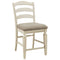 Ashley Realyn - Chipped White - Upholstered Barstool-Washburn's Home Furnishings