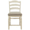 Ashley Realyn - Chipped White - Upholstered Barstool-Washburn's Home Furnishings