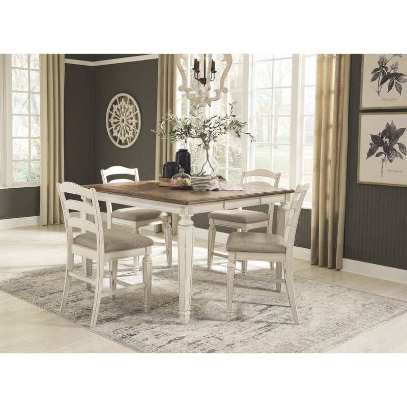 Realyn - Two-tone - Square DRM Counter EXT Table-Washburn's Home Furnishings