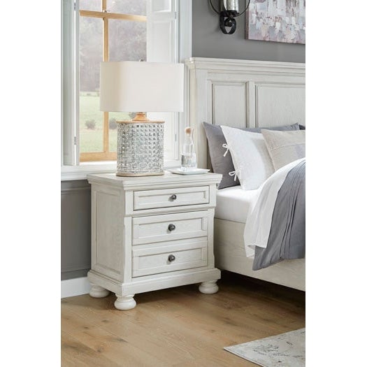 Ashley Robbinsdale Two Drawer Night Stand-Washburn's Home Furnishings