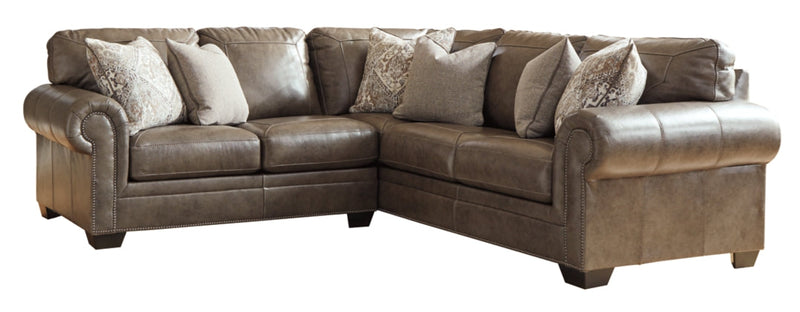 Ashley Roleson Right Sofa 2 Pc Sectional in Quarry-Washburn's Home Furnishings