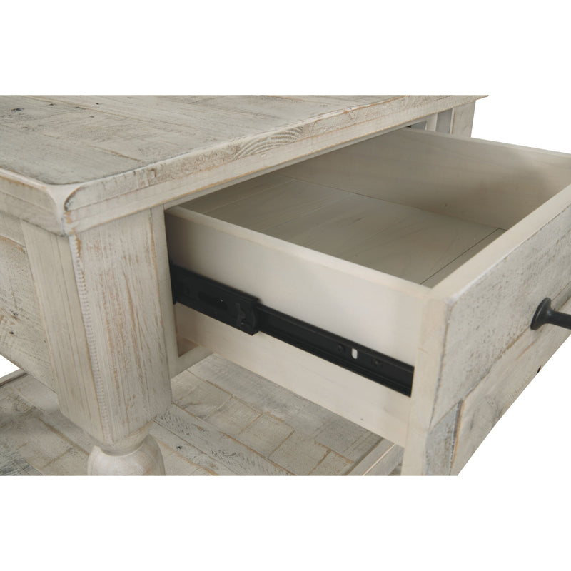 Shawnalore - Whitewash - Rectangular End Table-Washburn's Home Furnishings