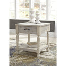 Shawnalore - Whitewash - Rectangular End Table-Washburn's Home Furnishings