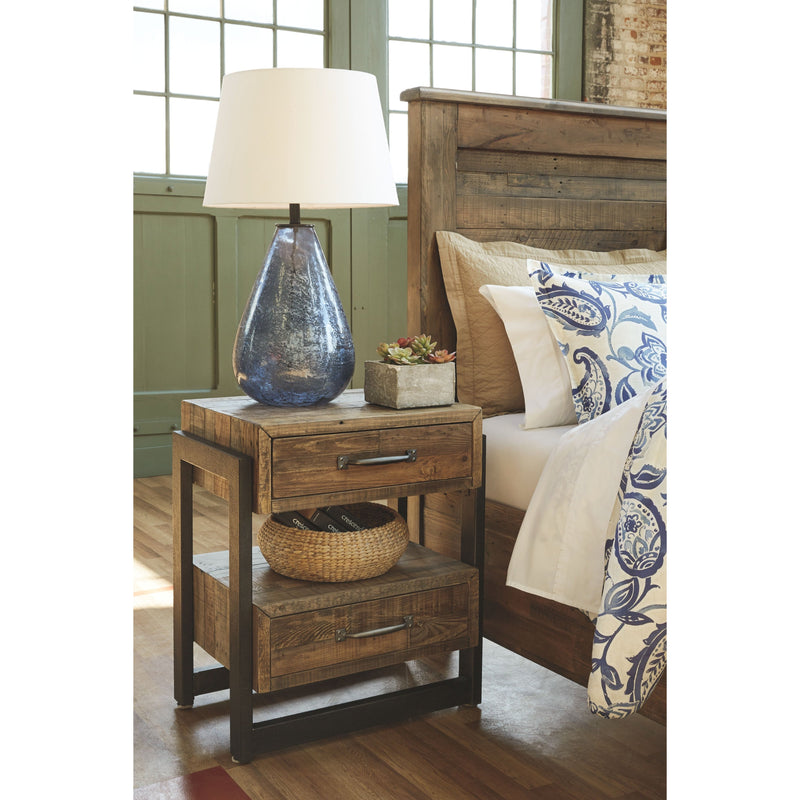 Sommerford - Brown - Two Drawer Night Stand-Washburn's Home Furnishings