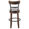 Ashley Valebeck - Brown - UPH Swivel Bar Height Barstool (1/CN)-Washburn's Home Furnishings