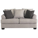 Ashley Velletri Loveseat in Pewter-Washburn's Home Furnishings