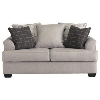 Ashley Velletri Loveseat in Pewter-Washburn's Home Furnishings