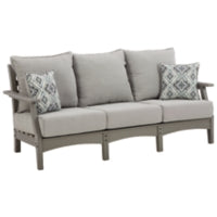 Ashley Visola Outdoor Sofa with Cushion-Washburn's Home Furnishings