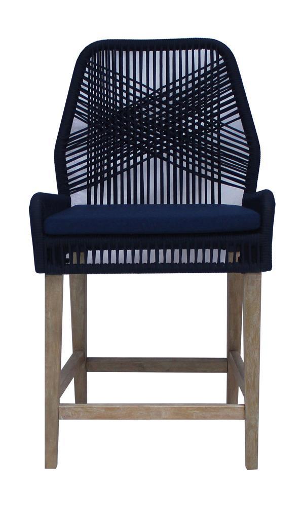 Athens - Counter Height Chair - Dark Navy-Washburn's Home Furnishings