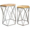 Augustine Metal And Wood Set Of Tables-Washburn's Home Furnishings