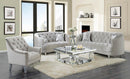 Avonlea - Sloped Arm Tufted Sofa - Light Grey-Washburn's Home Furnishings