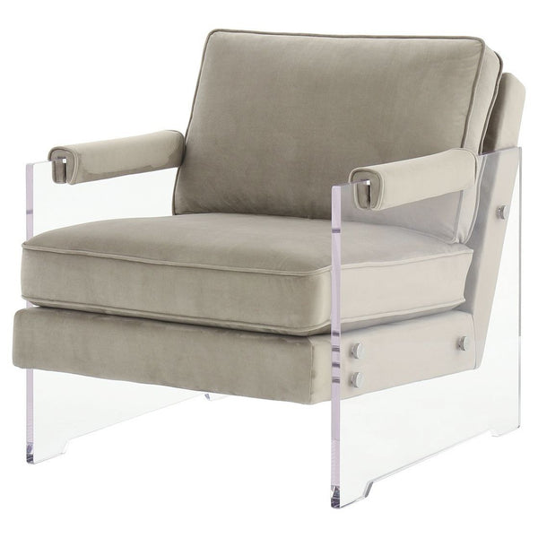 Avonley - Taupe - Accent Chair-Washburn's Home Furnishings