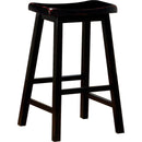 Bar Stools: Wood Fixed Height - Wooden Bar Stools Black-Washburn's Home Furnishings