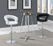 Bar Tables: Gas Lift - Adjustable Bar Stool - White-Washburn's Home Furnishings