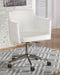 Baraga - White - Home Office Swivel Desk Chair-Washburn's Home Furnishings