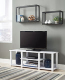 Baraga - White - Tv Stand-Washburn's Home Furnishings