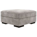 Bardarson - Silver - Ottoman With Storage-Washburn's Home Furnishings