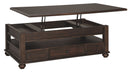 Barilanni - Dark Brown - Lift Top Cocktail Table-Washburn's Home Furnishings