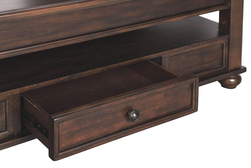 Barilanni - Dark Brown - Lift Top Cocktail Table-Washburn's Home Furnishings