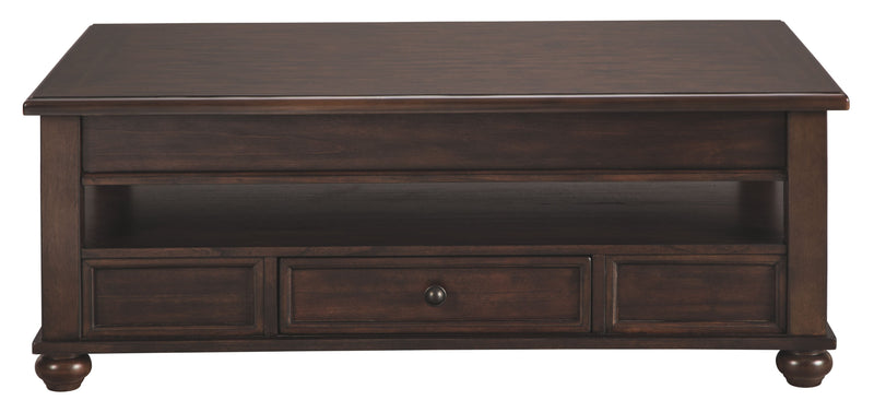 Barilanni - Dark Brown - Lift Top Cocktail Table-Washburn's Home Furnishings