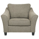 Barnesley - Platinum - Chair And A Half-Washburn's Home Furnishings