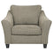 Barnesley - Platinum - Chair And A Half-Washburn's Home Furnishings