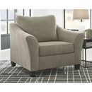 Barnesley - Platinum - Chair And A Half-Washburn's Home Furnishings