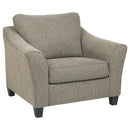 Barnesley - Platinum - Chair And A Half-Washburn's Home Furnishings