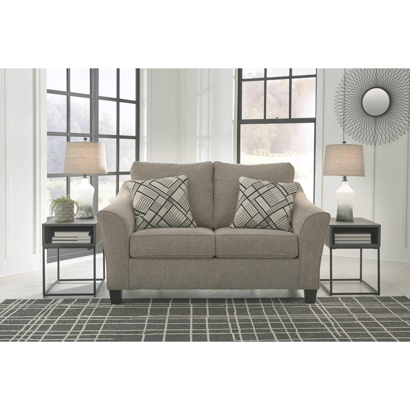 Barnesley - Platinum - Loveseat-Washburn's Home Furnishings