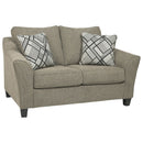 Barnesley - Platinum - Loveseat-Washburn's Home Furnishings