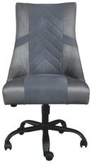 Barolli - Black / Gray - Swivel Gaming Chair-Washburn's Home Furnishings