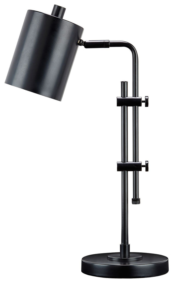 Baronvale - Black - Metal Desk Lamp (1/cn)-Washburn's Home Furnishings