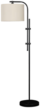 Baronvale - Black - Metal Floor Lamp (1/cn)-Washburn's Home Furnishings