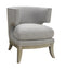 Barrel Back Accent Chair - Light Grey-Washburn's Home Furnishings