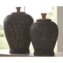 Barric - Antique Black - Jar - Large-Washburn's Home Furnishings