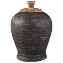 Barric - Antique Black - Jar - Medium-Washburn's Home Furnishings