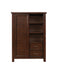 Barstow - 8-drawer Door Chest - Brown-Washburn's Home Furnishings