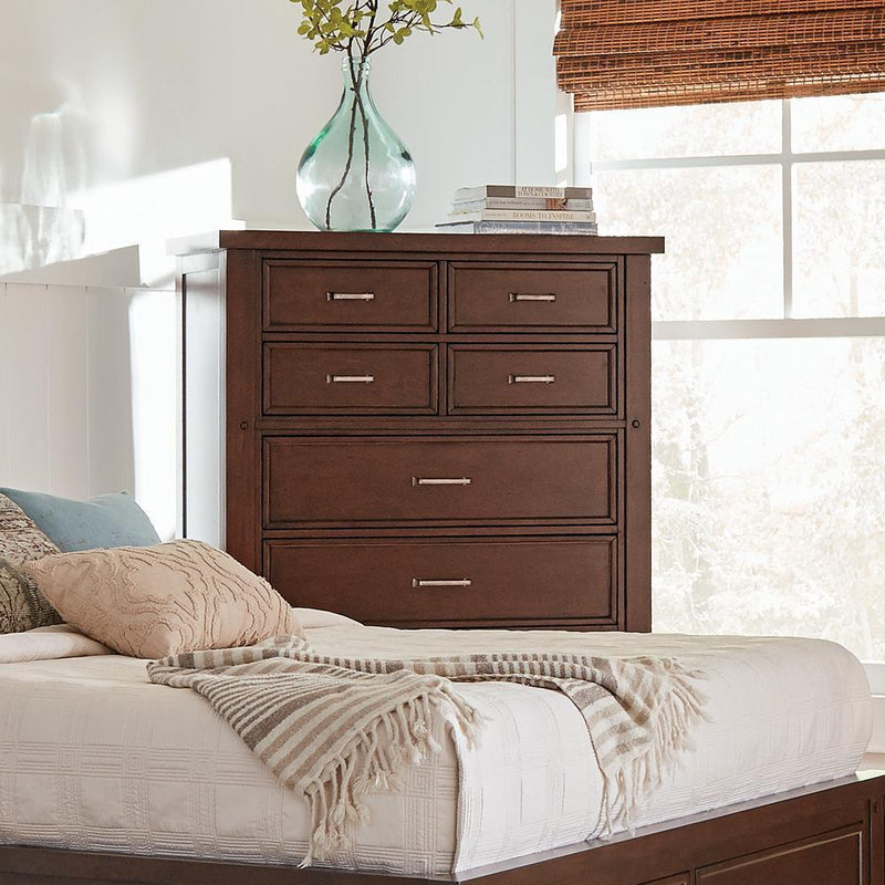 Barstow - 8-drawer Rectangular Chest - Brown-Washburn's Home Furnishings