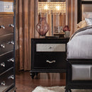 Barzini Bedroom - Nightstand Black-Washburn's Home Furnishings