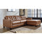 Baskove - Auburn - Left Arm Facing Loveseat 2 Pc Sectional-Washburn's Home Furnishings