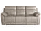 Bassett Levitate Sofa w/ Power in Nickel-Washburn's Home Furnishings