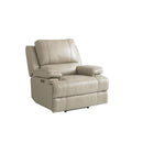 Bassett Parsons Wallsaver Recliner w/power in flax-Washburn's Home Furnishings