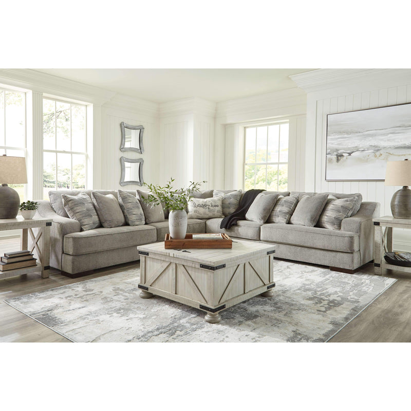 Bayless - Smoke - Left Arm Facing Sofa 3 Pc Sectional-Washburn's Home Furnishings