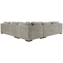 Bayless - Smoke - Left Arm Facing Sofa 3 Pc Sectional-Washburn's Home Furnishings