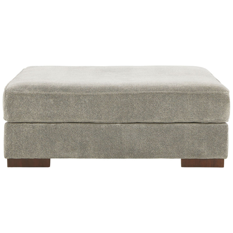 Bayless - Smoke - Oversized Accent Ottoman-Washburn's Home Furnishings