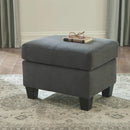 Bayonne - Charcoal - 2 Pc. - Chair, Ottoman-Washburn's Home Furnishings