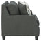 Bayonne - Gray Dark - Loveseat-Washburn's Home Furnishings