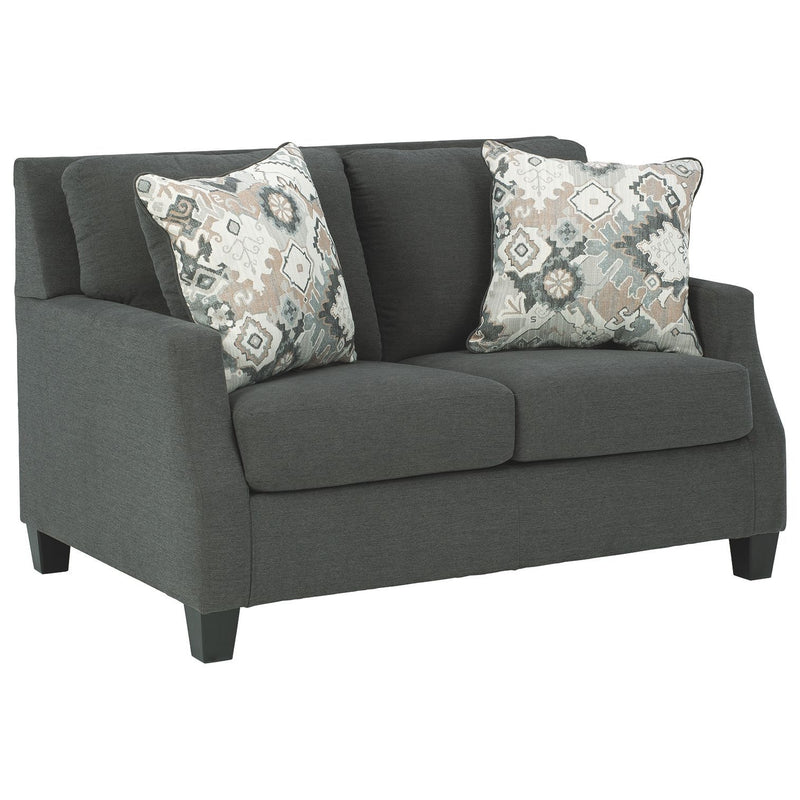 Bayonne - Gray Dark - Loveseat-Washburn's Home Furnishings