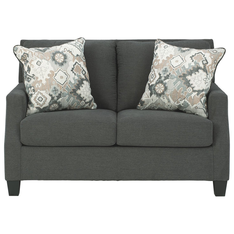 Bayonne - Gray Dark - Loveseat-Washburn's Home Furnishings